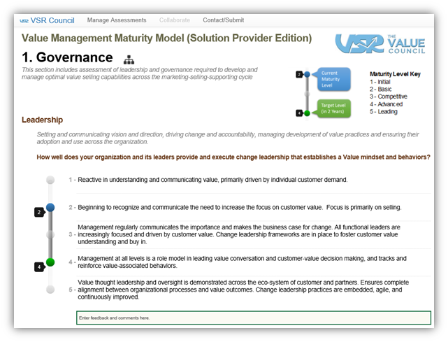 IT Seller Maturity Model